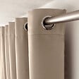 C MA DECO - Rideau occultant 8 oeillets 140x240cm naturel - vignette