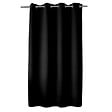 C MA DECO - Rideau occultant 8 oeillets 140x180cm noir - vignette