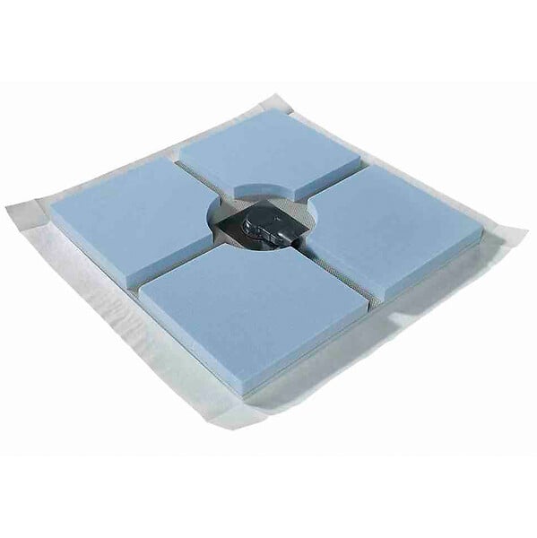U-TILE - Receveur de douche à carreler compact 120 x 90 cm x 67 mm - large