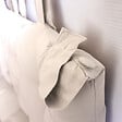 C MA DECO - Tête de lit 70x45cm avec pattes boutonnées coloris écru - vignette