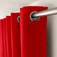 C MA DECO - Rideau occultant 8 oeillets 140x180cm rouge - vignette