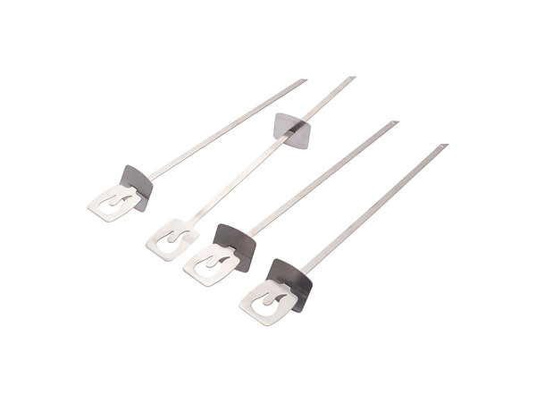 JARDIDECO - Lot de 4 brochettes en inox Grill+® - Char-Broil - large