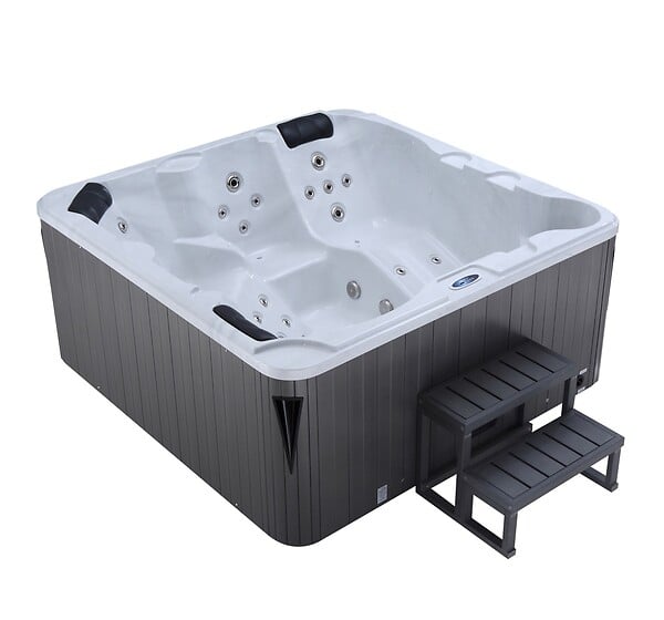 WATERCLIP - Spa Rigide 5 Places - 200 X 200 X 95 Cm Luxa - large