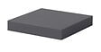 DECOSYSTEM - Etagère avec fixation gris glossy 23 cm - vignette