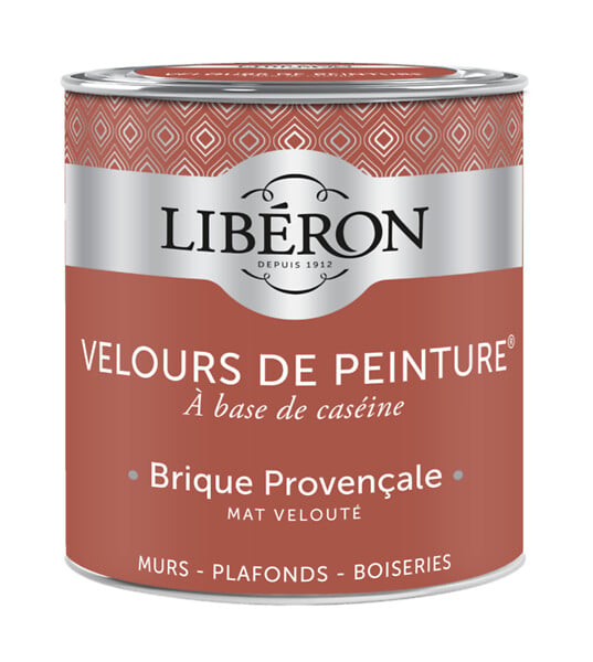 LIBERON - Velours de peinture - Brique provençale - Mat - 0,5L - large