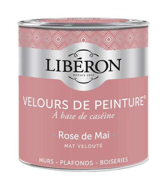 LIBERON - Velours de peinture - Rose de Mai - Mat - 0,5L - large