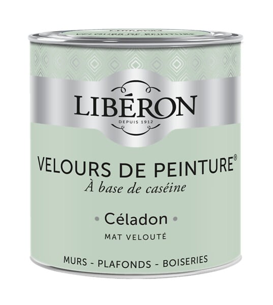 LIBERON - Velours de peinture - Celadon - Mat - 0,5L - large