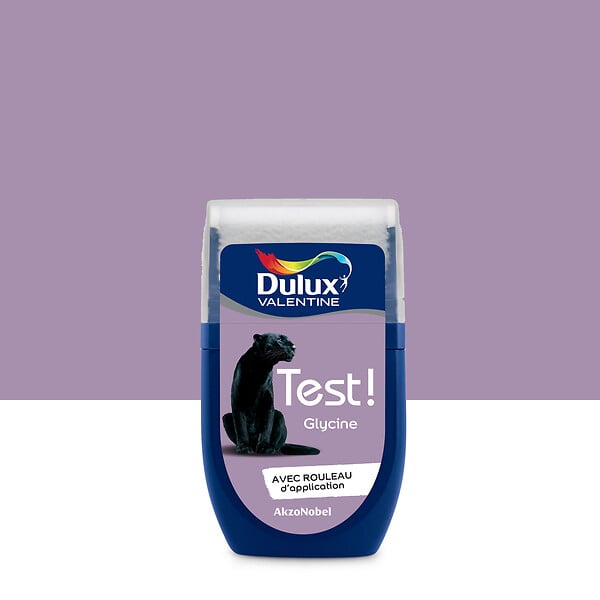 DULUX VALENTINE - Testeur de peinture - Glycine - Satin - 30ml - large