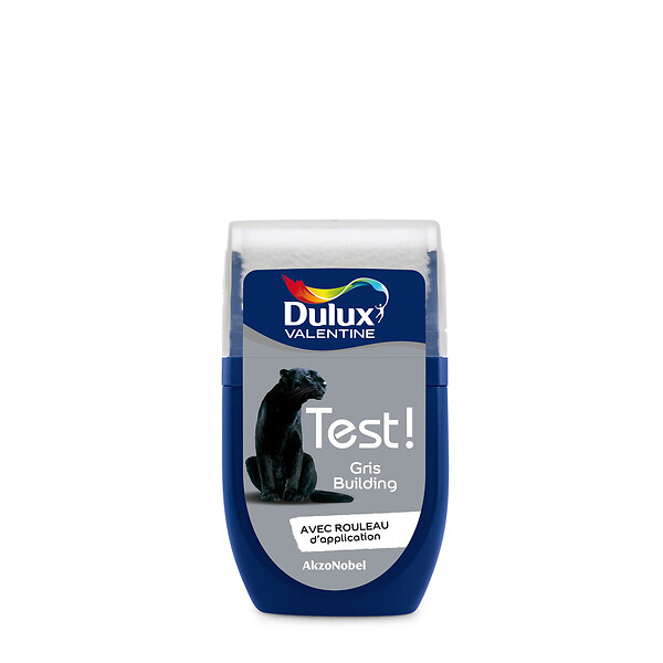 DULUX VALENTINE - Testeur de peinture - Gris Building - Satin - 30ml - large