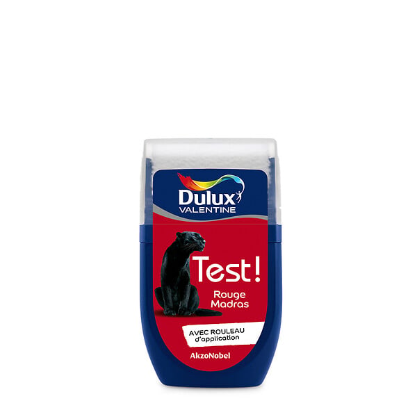 DULUX VALENTINE - Testeur de peinture - Rouge Madras - Satin - 30ml - large