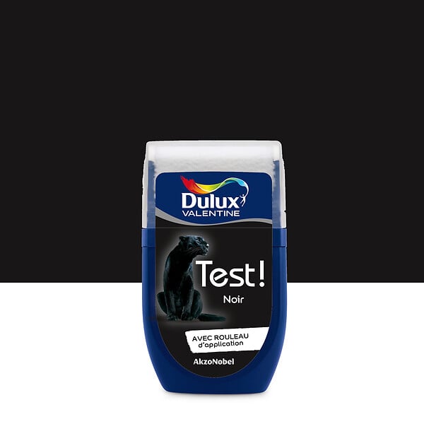 DULUX VALENTINE - Testeur de peinture - Noir - 30ml - large