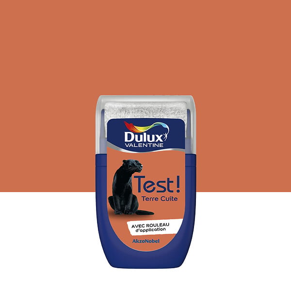 DULUX VALENTINE - Testeur peinture - Terre Cuite - Satin - 30ml - large