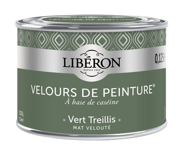 LIBERON - Velours de peinture - Vert treillis - Mat - 125ml - large