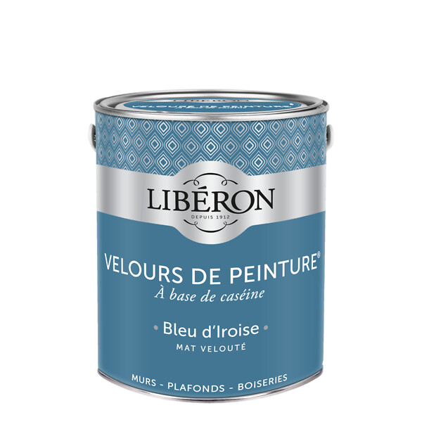 LIBERON - Velours de peinture - Bleu d'iroise - Mat - 2,5L - large