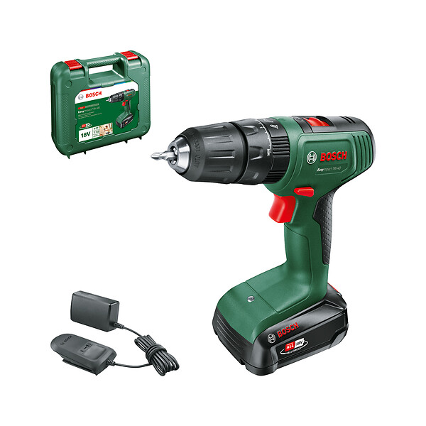 BOSCH - Perceuse à percussion sans fil EasyImpact 18V-40 + 1 batterie - large