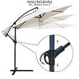 VOUNOT - Parasol deporte 3M avec housse de protection Beige - vignette