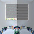 VOUNOT - Store enrouleur jour nuit double 45x150cm Gris - vignette