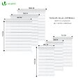 VOUNOT - Store enrouleur jour nuit double 80x150cm Blanc - vignette