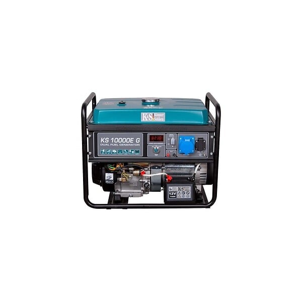 KONNER SOHNEN - Könner & Söhnen Groupe électrogène 8000W Gaz/Essence 230V KS10000EG - large