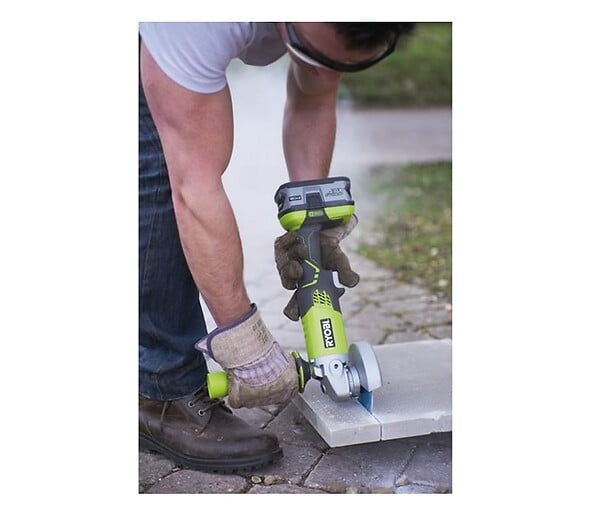 RYOBI - Ryobi - Meuleuse D'angle à Batterie 18v 4,0ah Li-ion Disque 115 Mm - R18ag-140s - large