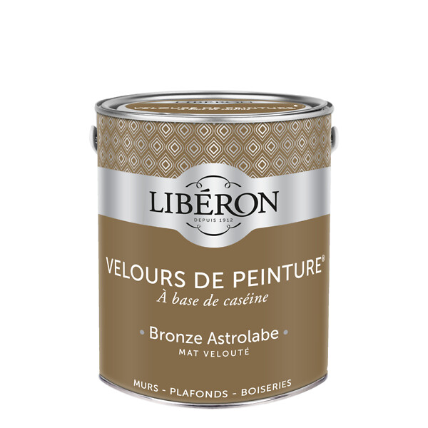 LIBERON - Velours de peinture - Bronze astrolabe - Mat - 2,5L - large