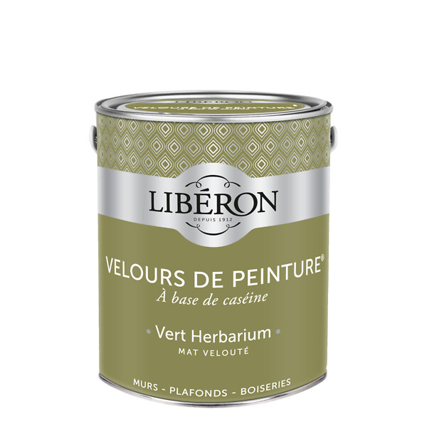 LIBERON - Velours de peinture - Vert Herbarium - Mat - 2,5L - large
