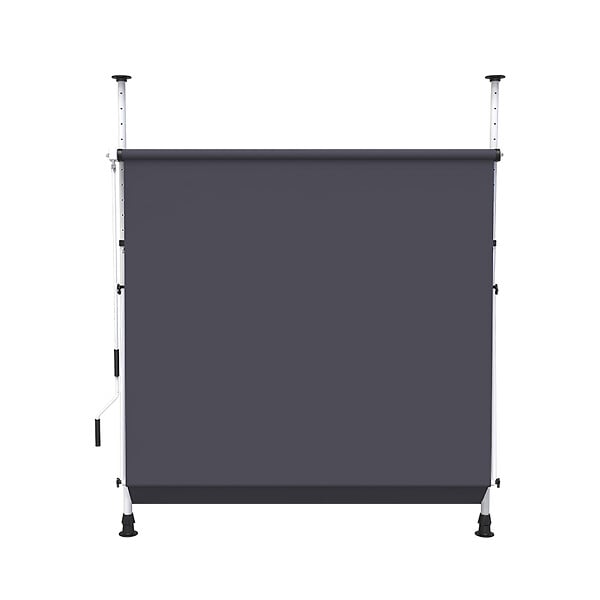 COTE STORE - Store à projection autoportant sans perçage 250 x 150 cm - Terrasse ou balcon - Gris anthracite - large