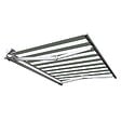 COTE STORE - Store banne manuel Demi coffre 2,5 x 2 m pour terrasse - Blanc gris - vignette