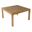 HAPPY GARDEN - Table carrée 140cm en teck JAVA - vignette