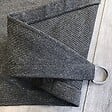 COTE STORE - Voile d'ombrage 4 x 4 m carré 280g/m² - Haute densité résistante au vent - Tissu micro-aéré - Gris - vignette