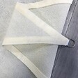 COTE STORE - Voile d'ombrage 3 x 3 m carré 280g/m² - Haute densité résistante au vent - Tissu micro-aéré - Écru - vignette