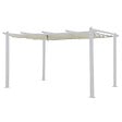 HAPPY GARDEN - Toile pour pergola autoportante 3 × 4m CASSIS beige - vignette