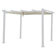 HAPPY GARDEN - Toile pour pergola autoportante 3 × 3m CASSIS beige - vignette