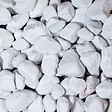 RO'MA NATURE - Galet Marbre Blanc Carrare 60-100 mm - Lot de 35 sacs de 20 kg (7 m²) - vignette