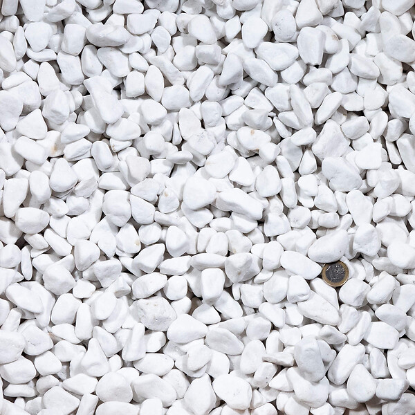 RO'MA NATURE - Galet Blanc Pur 16-25 mm - Lot de 2 big bag de 500 kg (15 m²) - large