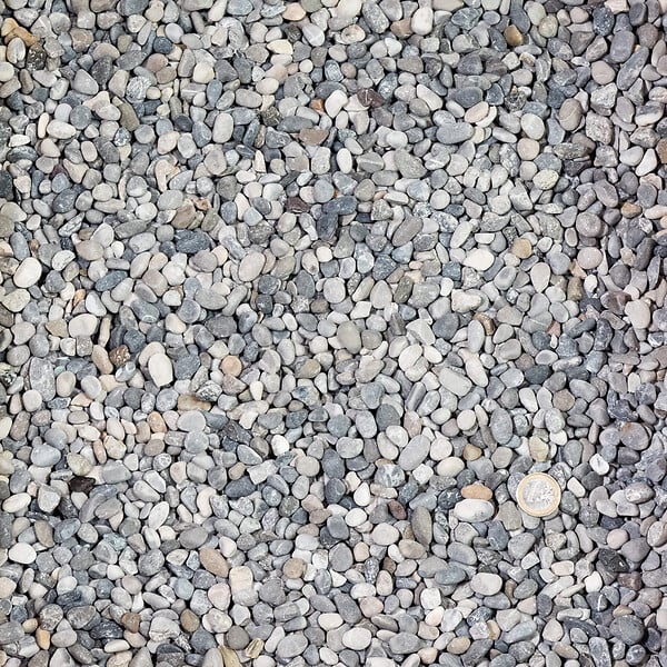 RO'MA NATURE - Galet Gris des Alpes 8-12 mm - Big Bag 500 kg (10 m²) - large