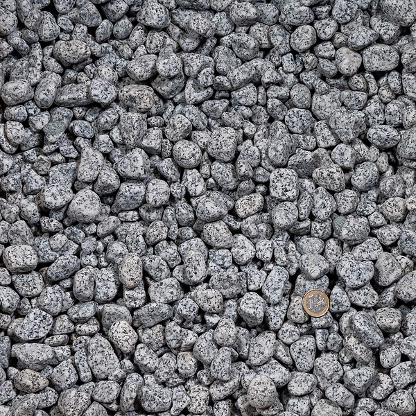 RO'MA NATURE - Galet Granit Gris 10-20 mm - Lot de 10 sacs de 20 kg (3 m²) - large
