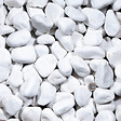RO'MA NATURE - Galet Blanc Pur 40-60 mm - Lot de 10 sacs de 20 kg (2 m²) - vignette