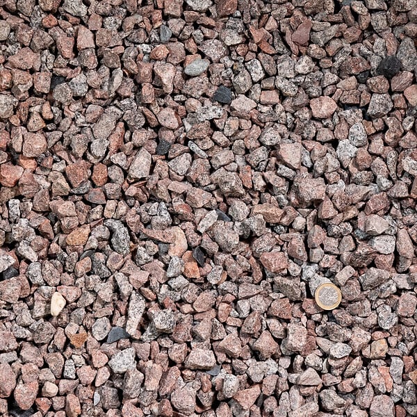 RO'MA NATURE - Gravier Granit Rouge 8-16 mm - Lot de 25 sacs de 20 kg (10 m²) - large