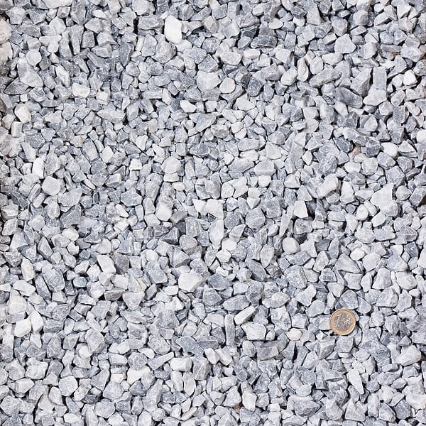 RO'MA NATURE - Gravier Marbre Bleu / Gris 8-16 mm - Lot de 25 sacs de 20 kg (10 m²) - large