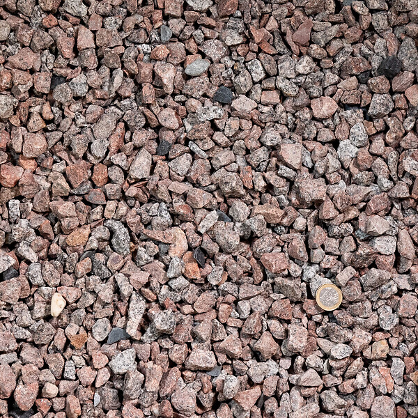 RO'MA NATURE - Gravier Granit Rouge 8-16 mm - Lot de 35 sacs de 20 kg (14 m²) - large
