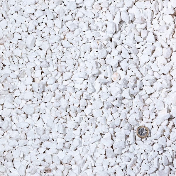 RO'MA NATURE - Gravier Blanc Pur 8-16 mm - Lot de 10 sacs de 20 kg (4 m²) - large
