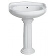 PLANETE BAIN - Lavabo colonne style antique en céramique - vignette