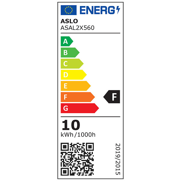 ASLO - Applique murale extérieure Lampe LED Luminor 2x5W 6000K Blanc froid IP65 ASLO - large