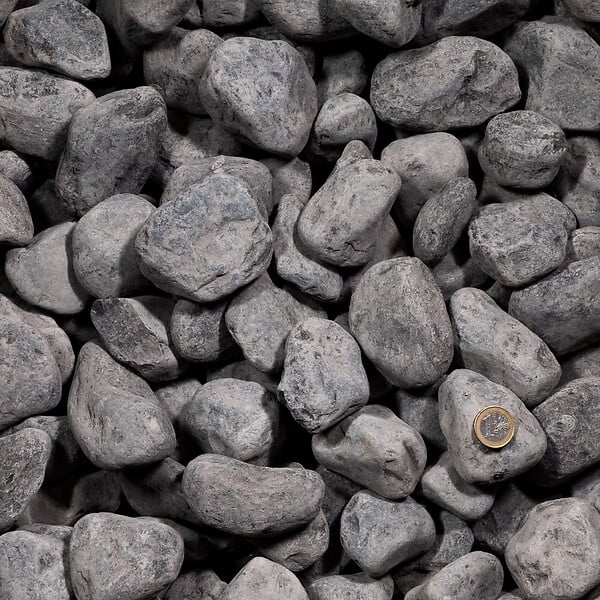 RO'MA NATURE - Galet Noir / Gris Ebano 40-60 mm - Big Bag 500 kg (5 m²) - large