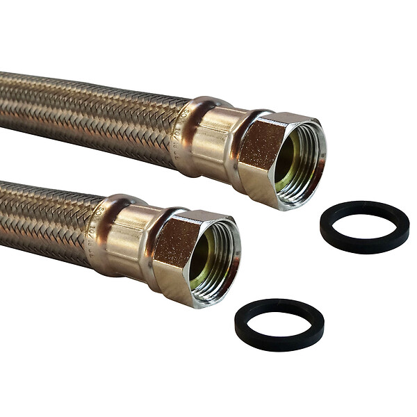 SOMATHERM FOR YOU - Flexible chauffage 2 écrous tournants 3/4" - 500 mm - large