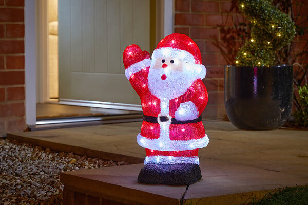 SMARTSOLAR - Pere noel ice lumineux - large