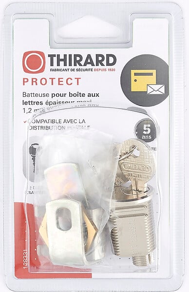 THIRARD - Batt. postale filetée et clipsable pour ép. maxi 23 mm - large