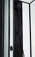 ONDEE - Cabine de douche GONEA - 140 x 80 cm - Accès de face - Profilés aluminium - Noir mat - vignette