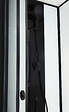 ONDEE - Cabine de douche GONEA - 110 x 80 cm - Accès de face - Profilés aluminium - Noir mat - vignette